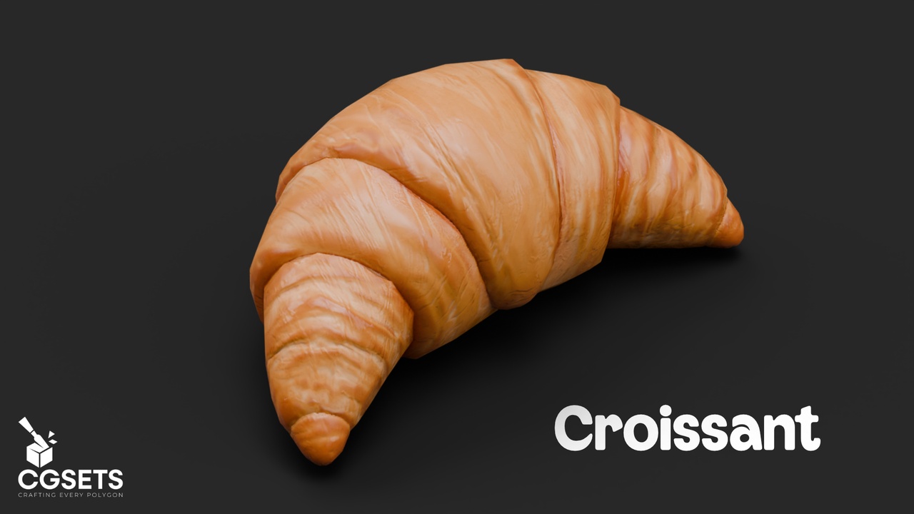 Media 1 for listing Stylized Croissant