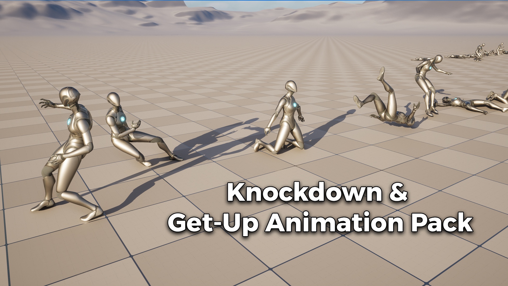 Media 1 for listing Knockdown & Get-Up Animation Pack