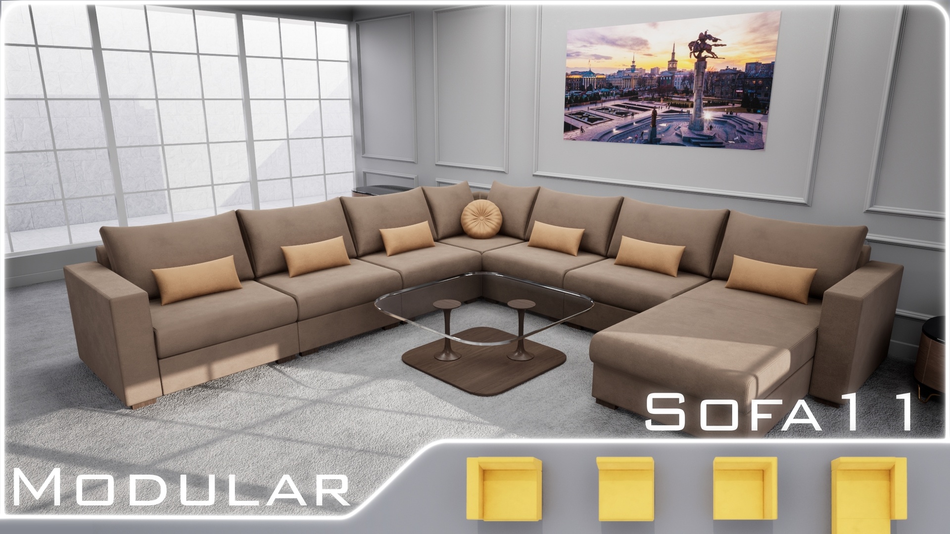 Media 1 for listing Furniture Sofa 11 (Modular)