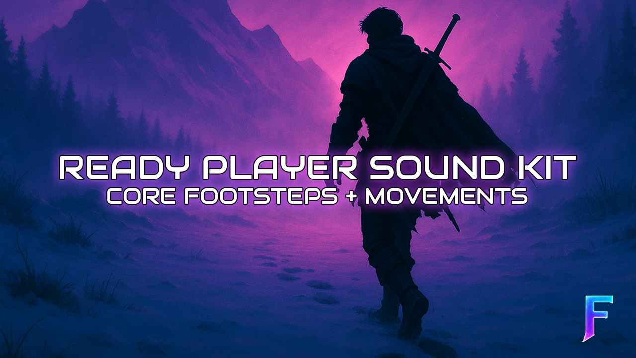 Media 1 for listing Ready Player Sound Kit - Footsteps & Foley Movements