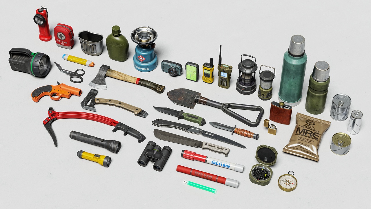 Media 1 for listing Ultimate Survival Props Pack 40+ Items Game Ready Assets