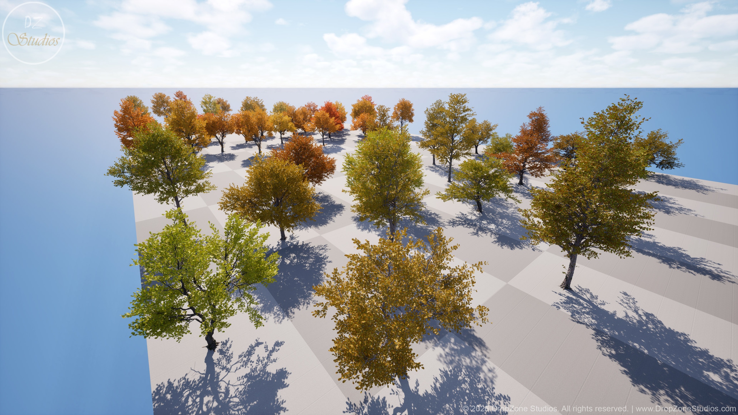 Media 1 for listing DZ Trees - Bundle Vol2 (Deciduous Trees 1 & 2)