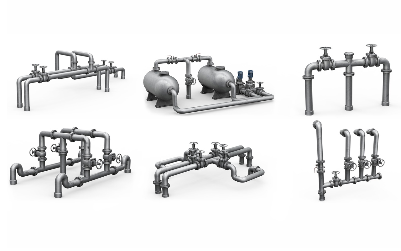 Media 1 for listing Industrial pipes assembly pack