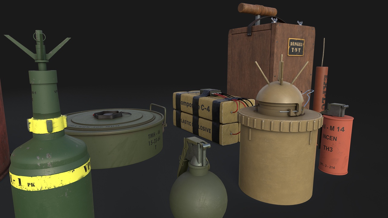 Media 1 for listing Explosives Prop Pack