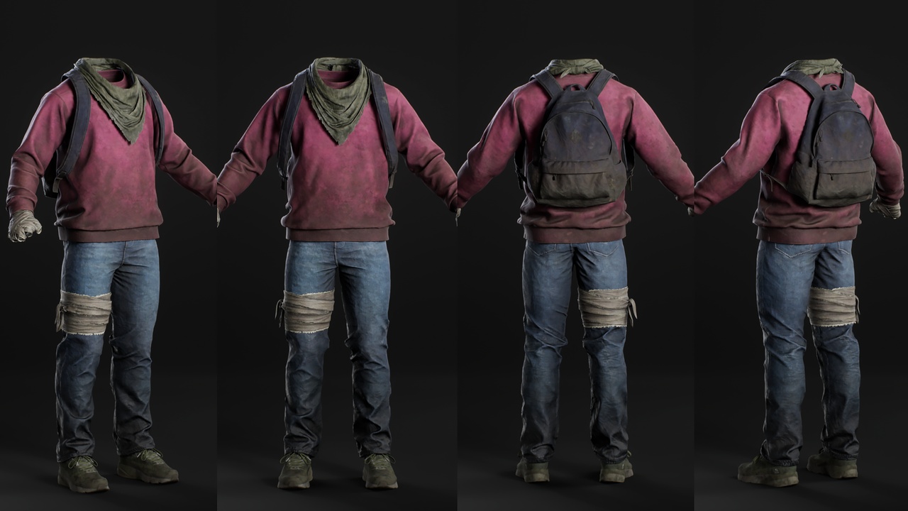 Media 1 for listing Survival Outfit 06 - Metahuman