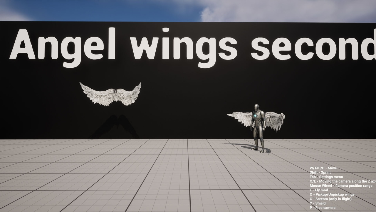 Media 1 for listing Animated Angel wings second