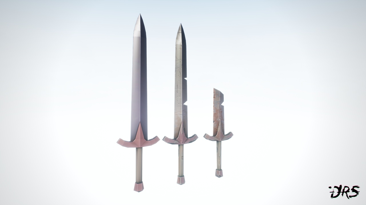 Media 1 for listing Stylized Swords Pack