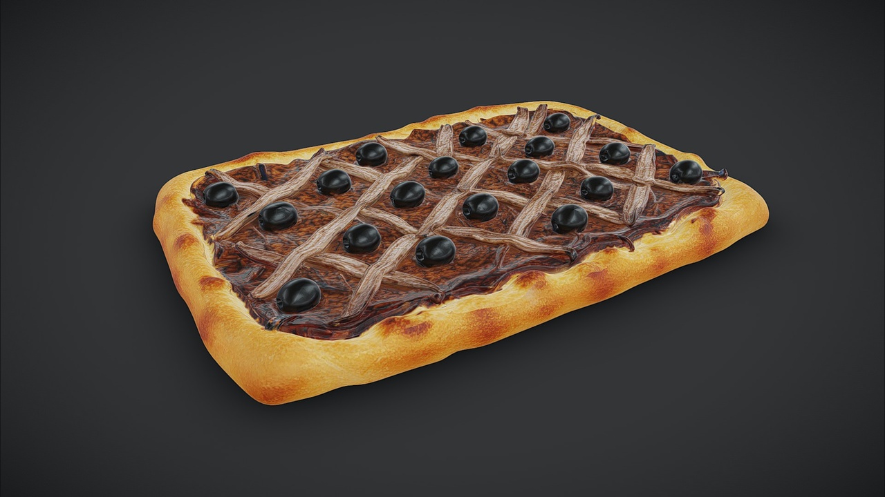 Media 1 for listing Onion And Anchovy Tart - Pissaladière