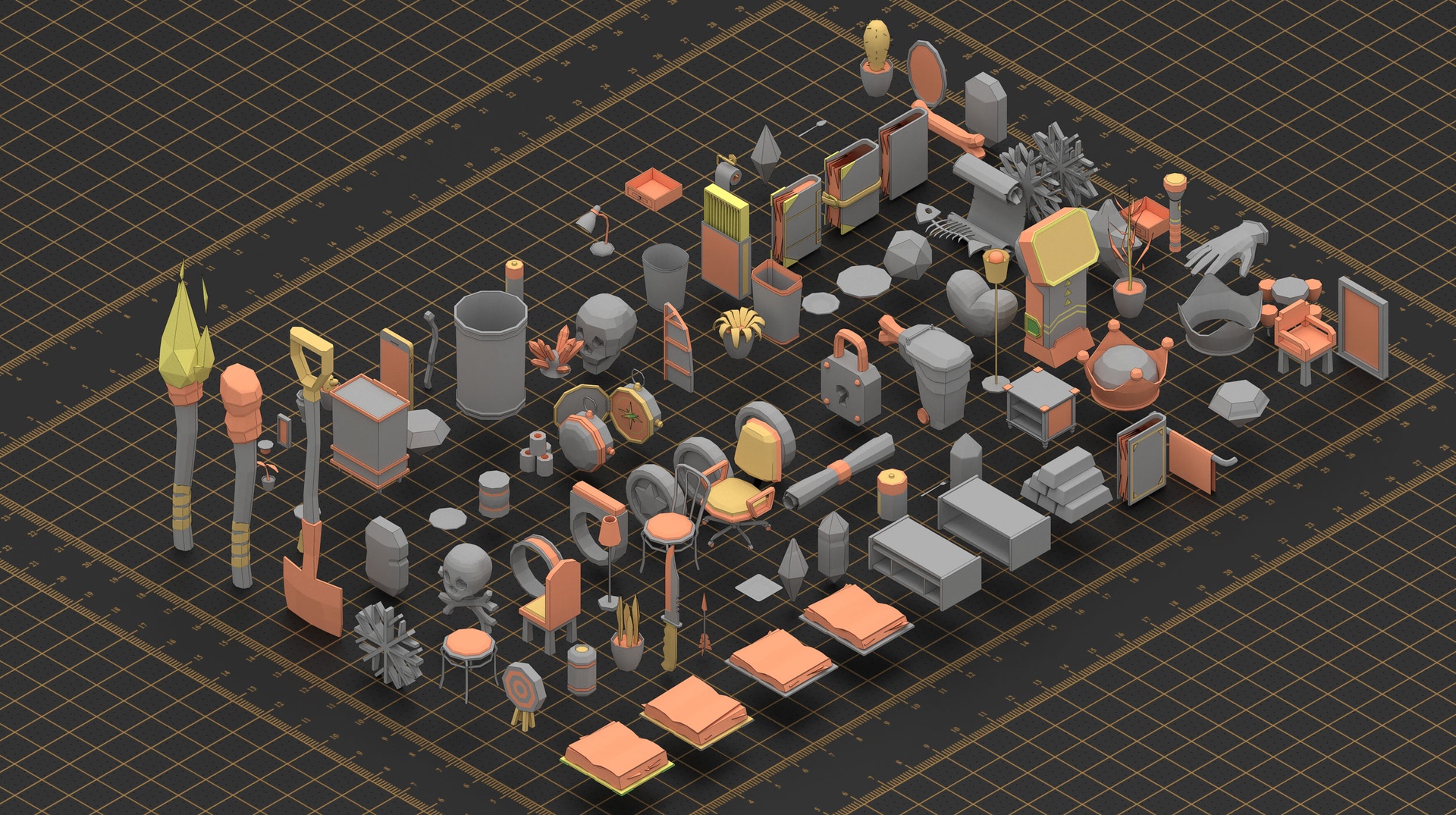 Media 1 for listing 100 Basemesh Game Collection
