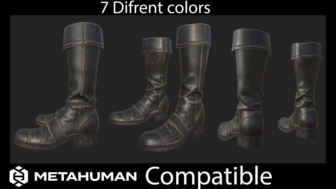 Media 1 for listing Medieval old Boots