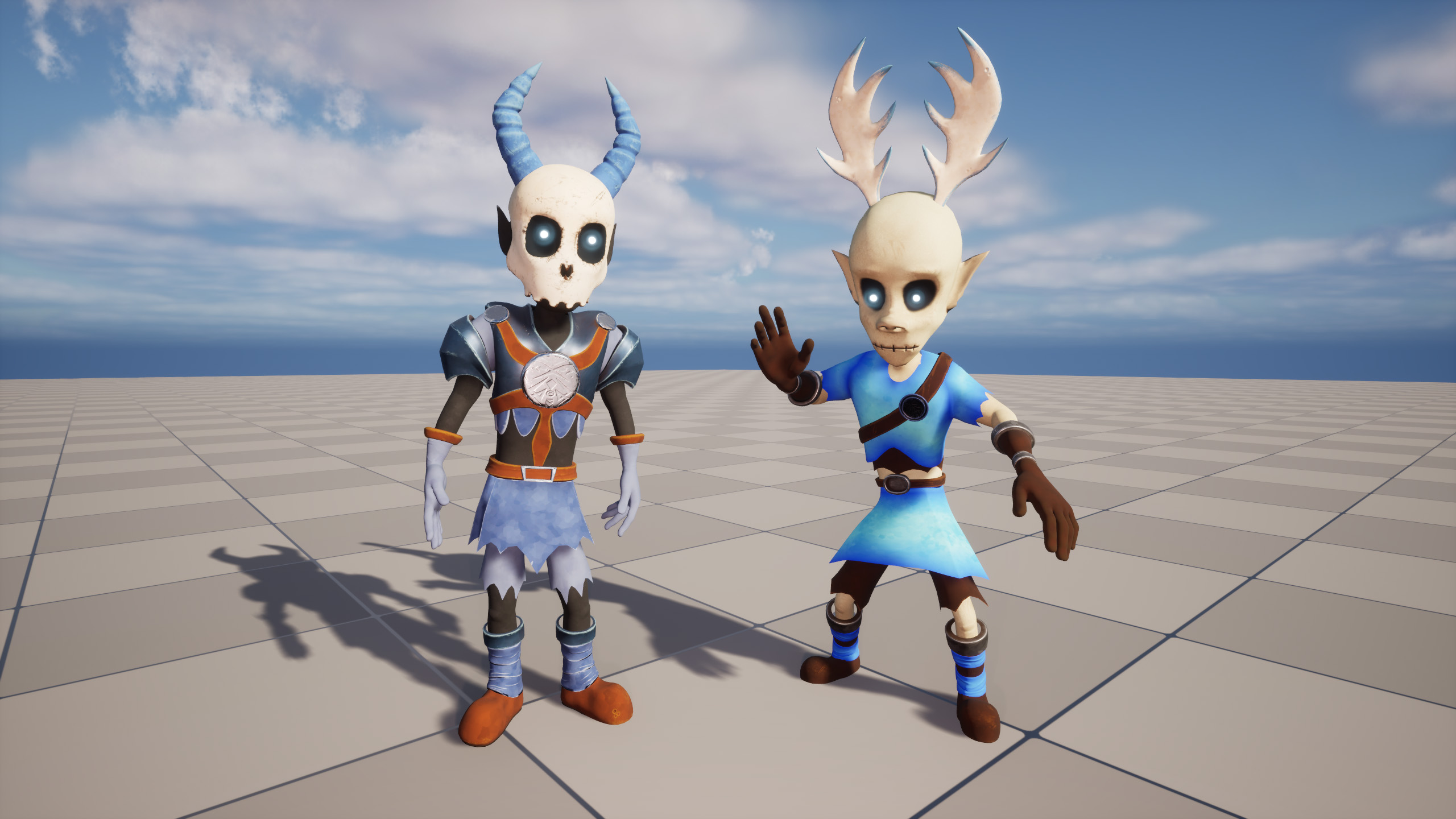 Stylized Fantasy Enemy Characters - Shadowgrin | Fab