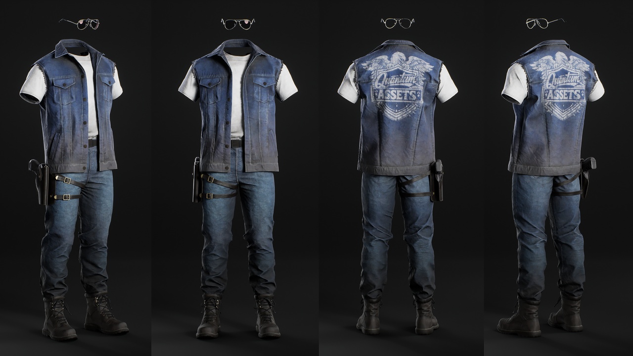 Media 1 for listing Survival Outfit 01 - Metahuman