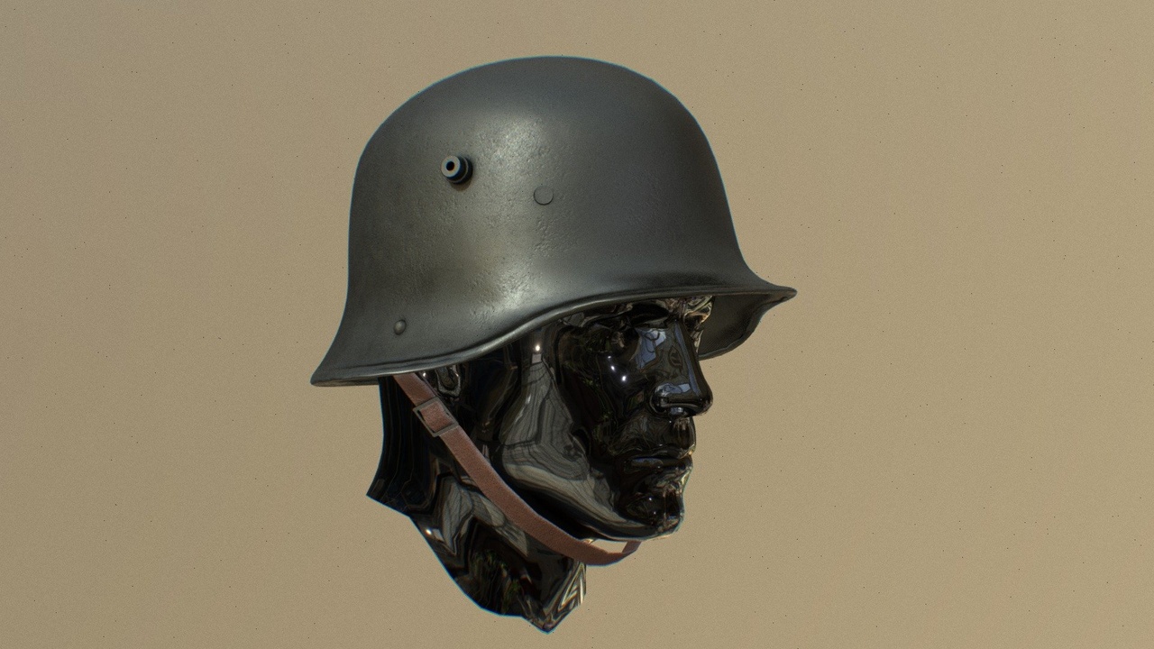 Media 1 for listing Stahlhelm M16 - WWI German Helmet