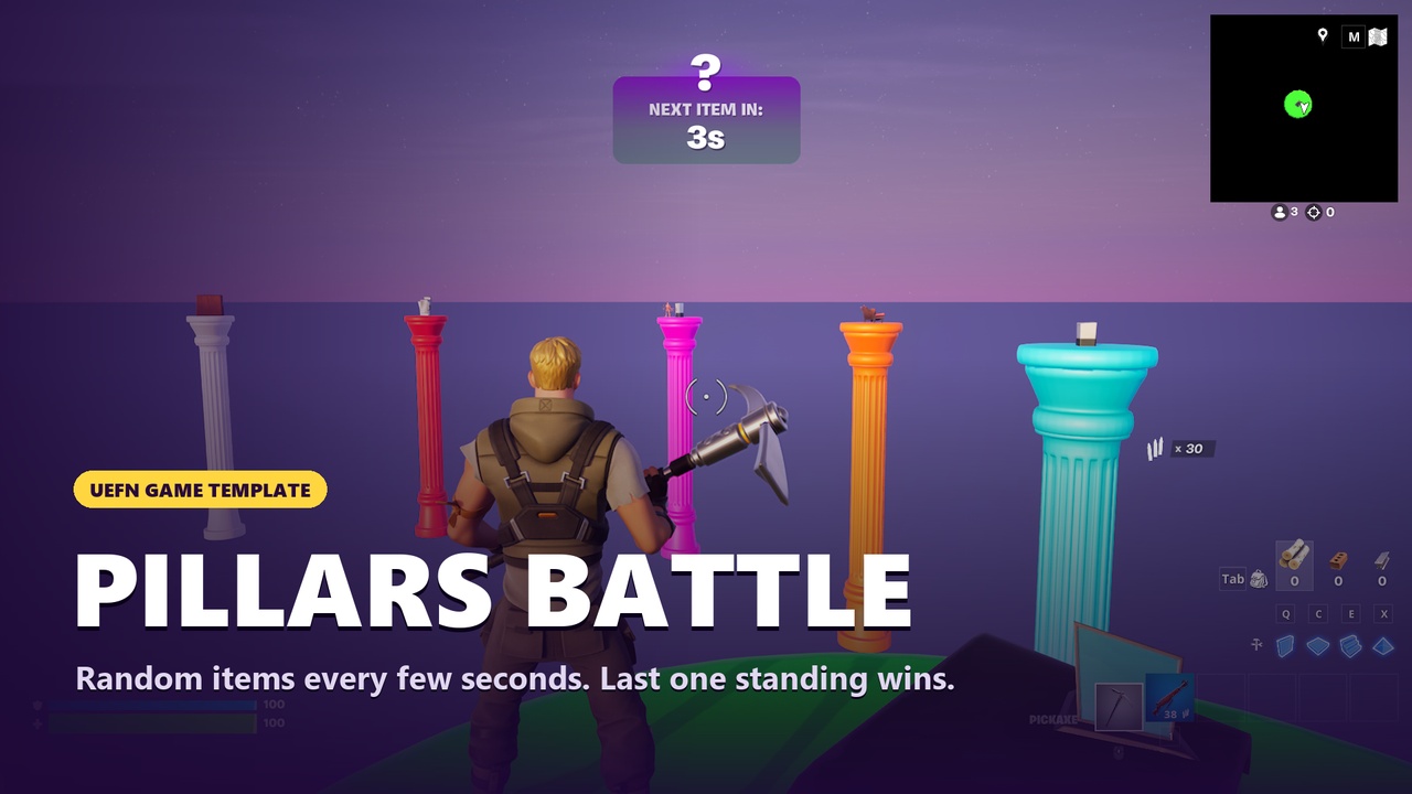 Media 1 for listing Pillars Battle Game Template