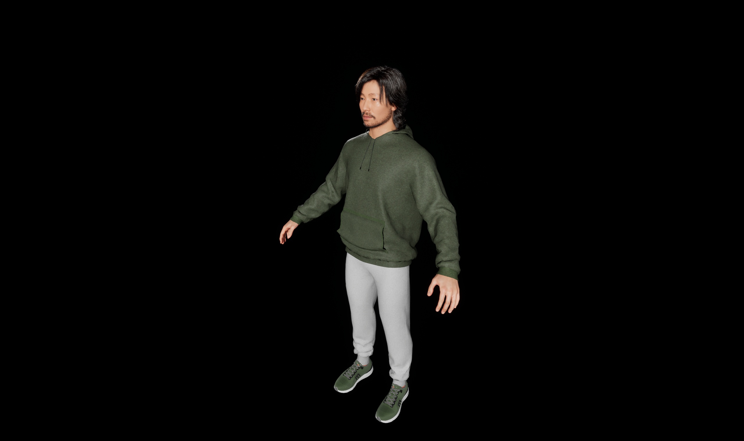 Media 1 for listing Metahuman Cloth Oversize Hoodie &  Leggings