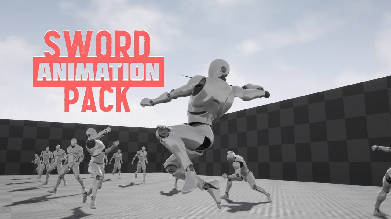 Sword Animation Pack 제품 등록을 위한 미디어 1개