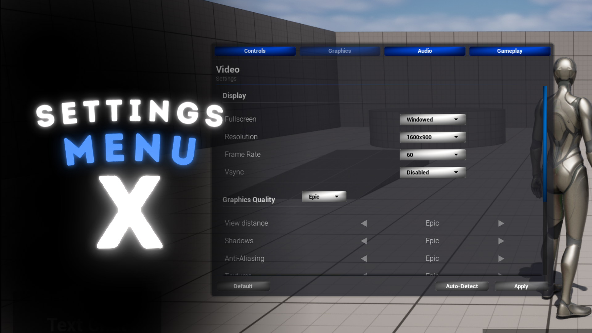 Settings Menu X - Widget | Fab