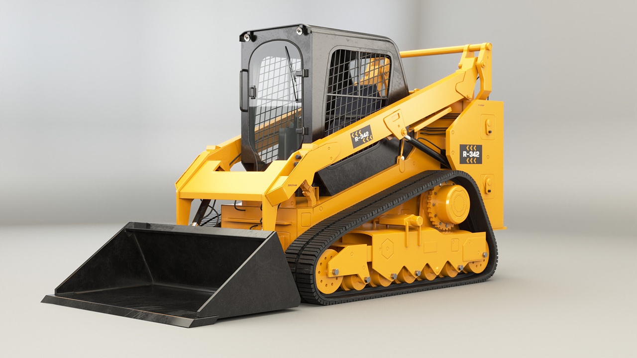 Generic Tracked Skid Steer Loader | Fab
