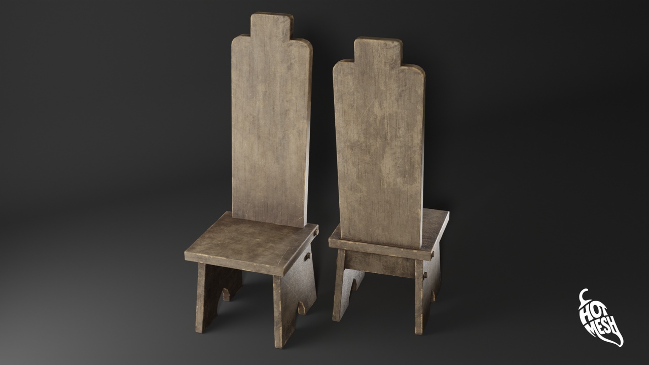 Media 1 for listing OPTIMIZED MEDIEVAL CHAIR 2