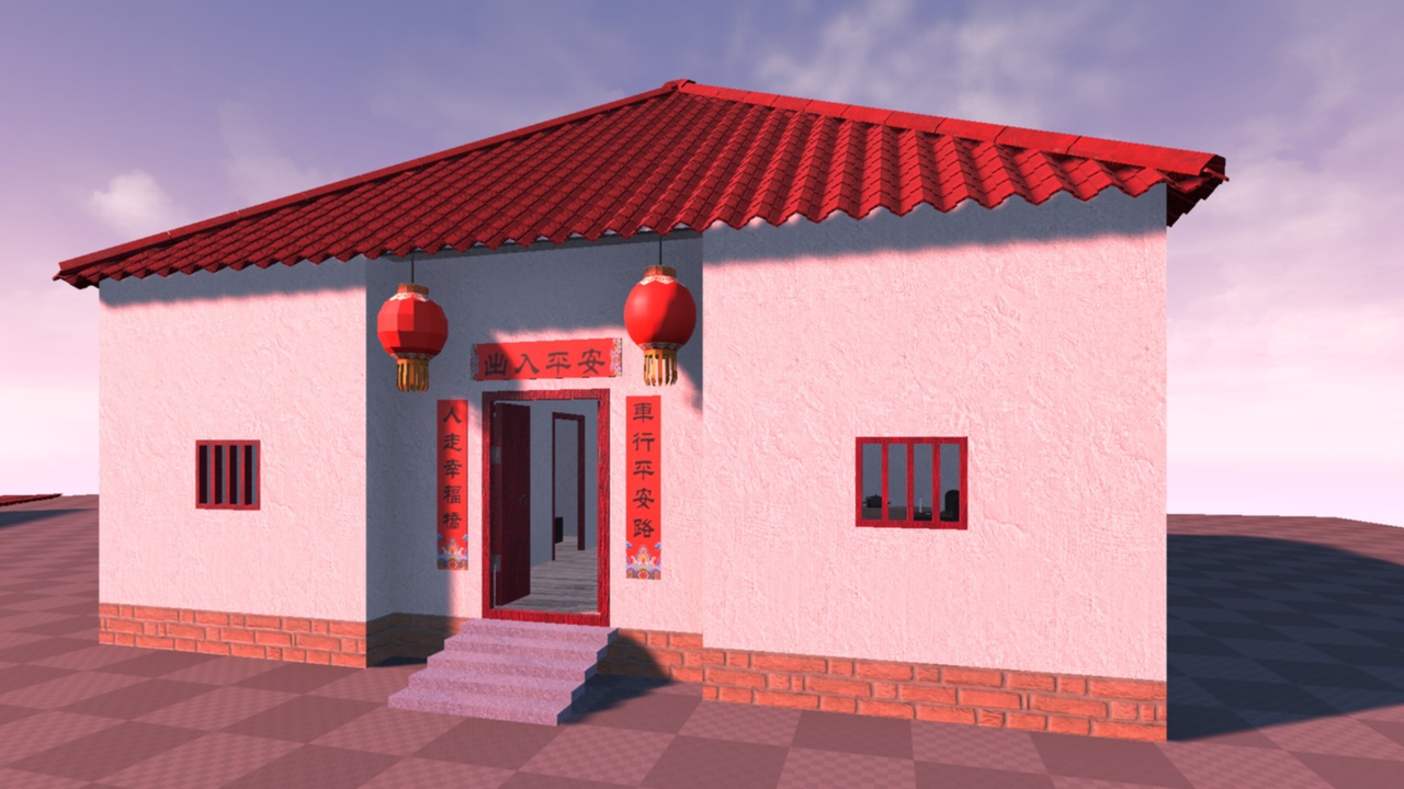 Media 1 for listing Chinese Village House Modular Asset