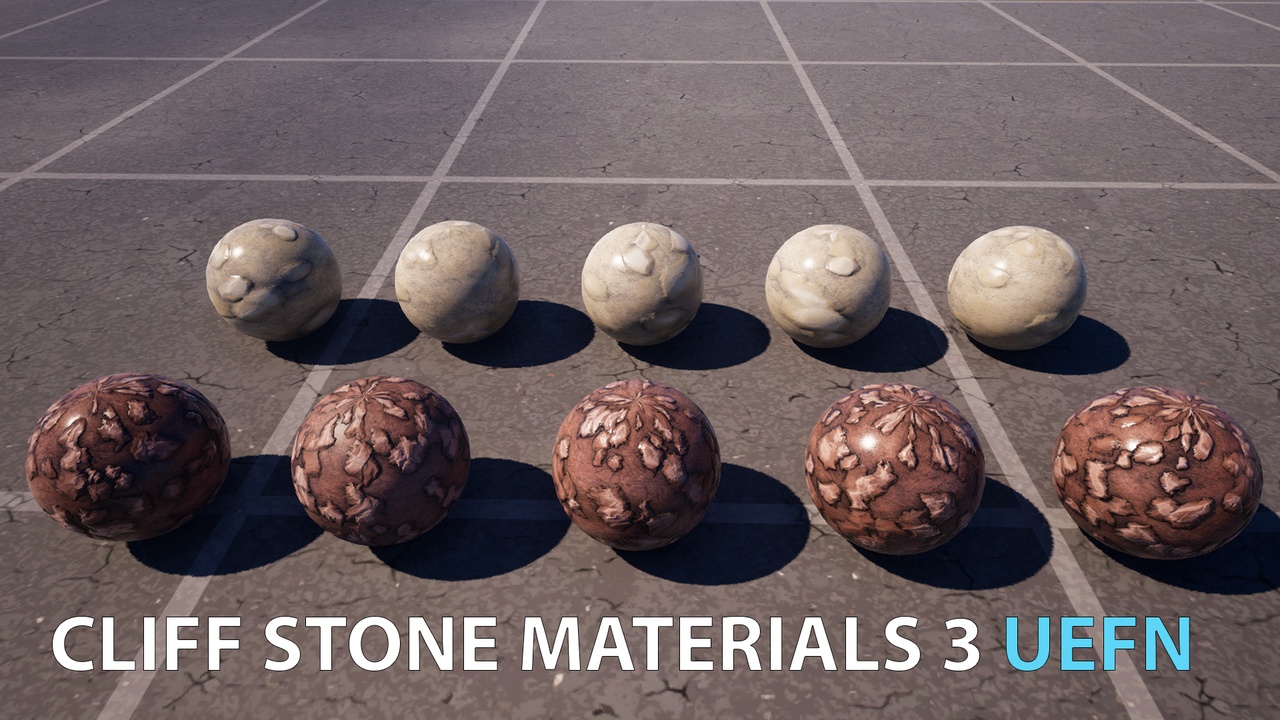 Media 1 for listing Cliff Stone Materials 3 | UEFN