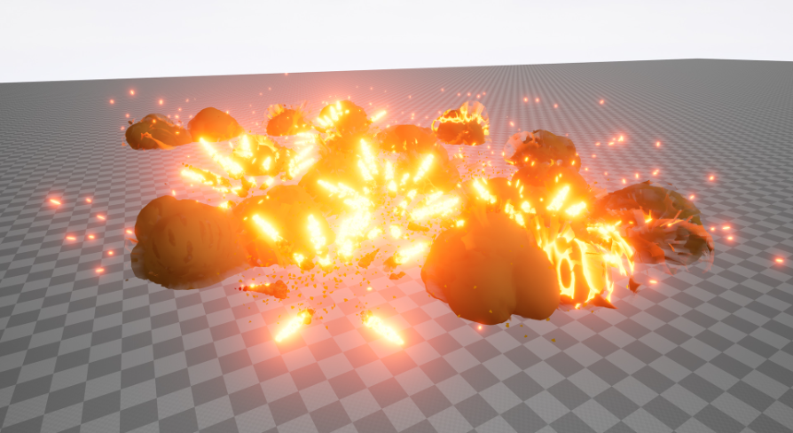 Anime Style Explosions Vfx Pack | Fab
