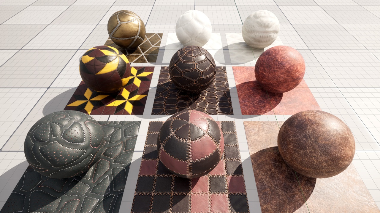 Media 1 for listing Leather Material Pack
