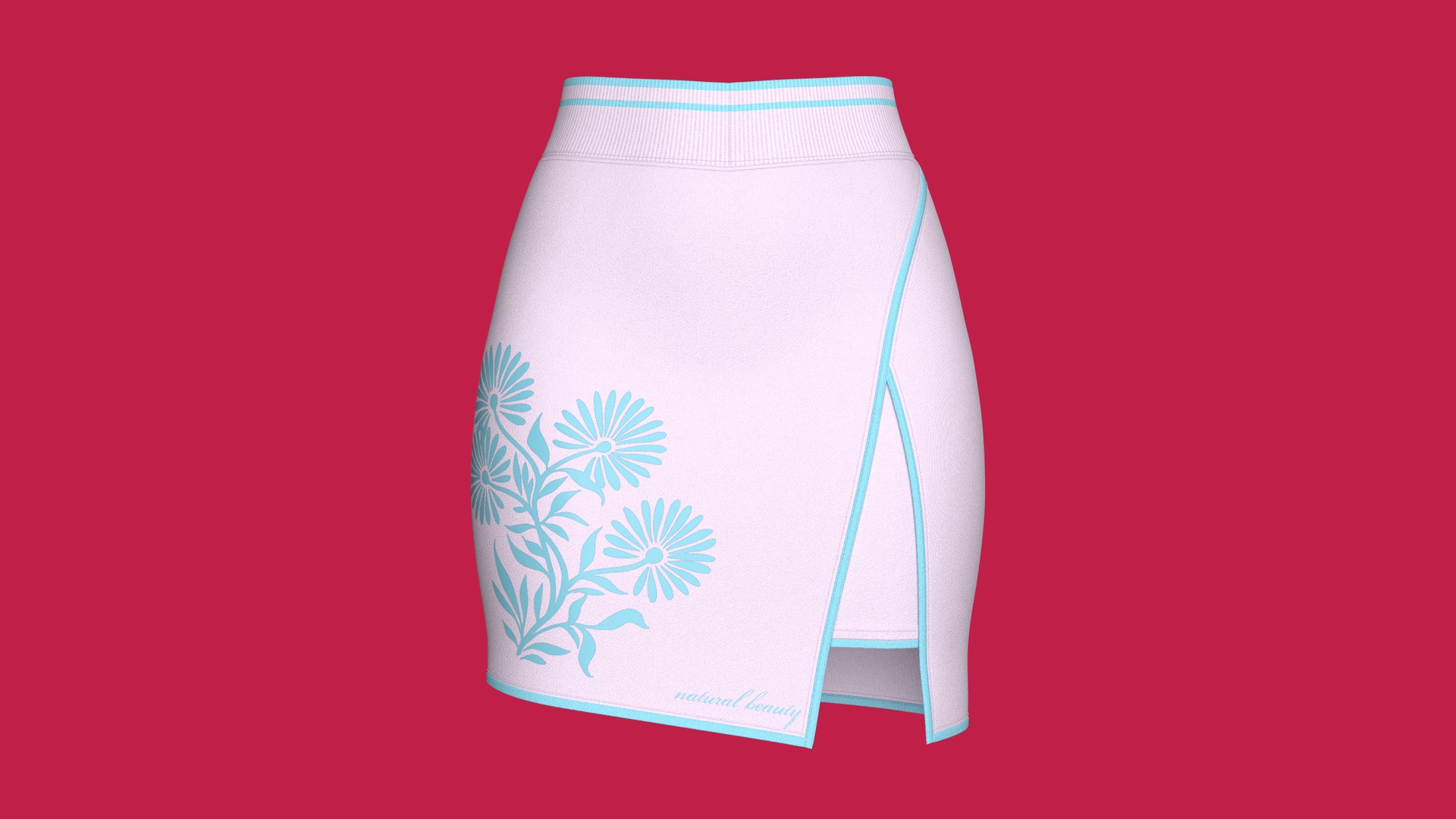Media 1 for listing Girls Layered Mini Skirt With Floral Print | High Poly