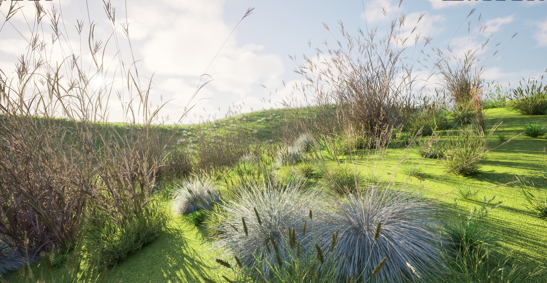 Media 1 for listing Nanite WInd Grass Pack - Meadow & Grassland Plants