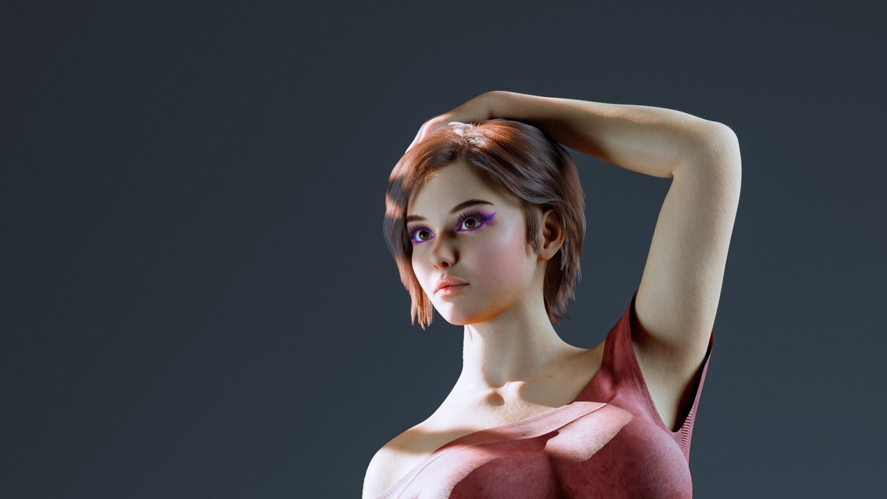 Media 1 for listing Elena- Advanced Rigged Female-Game Ready 3D model - UE5