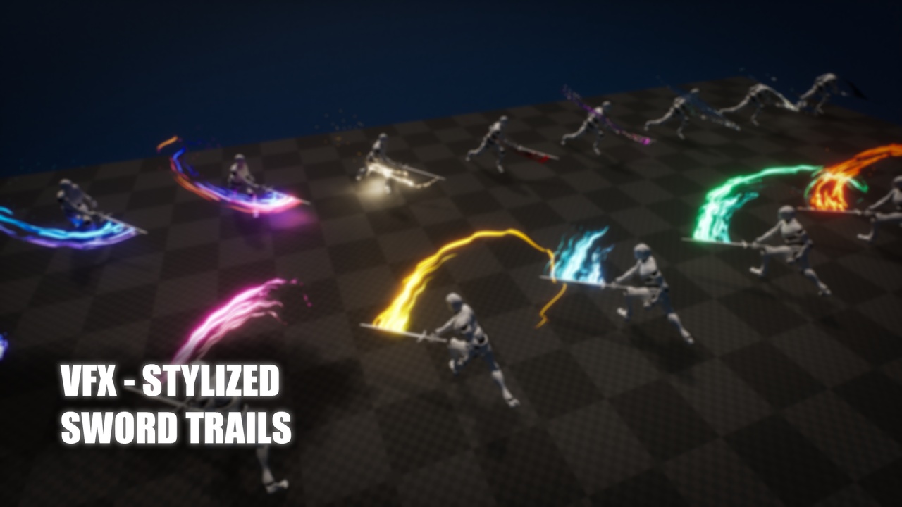 Media 1 for listing Stylized Sword Trails VFX