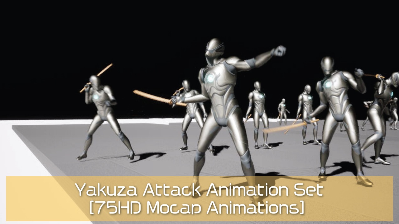 商品 Yakuza attack [75 HD Mocap Animations] 的媒体 1