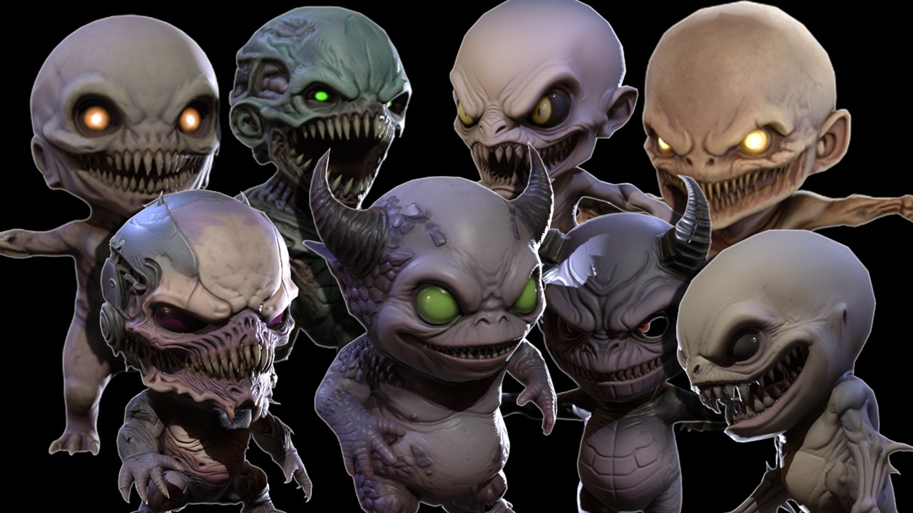 Media 1 for listing Chibi Horror pack 2