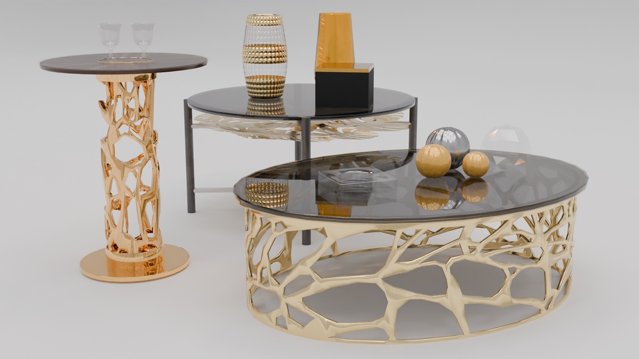 Media 1 for listing Tables and lamp