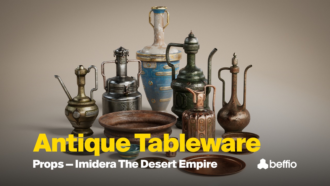 Media 1 for listing Antique Tableware - Imidera The Desert Empire