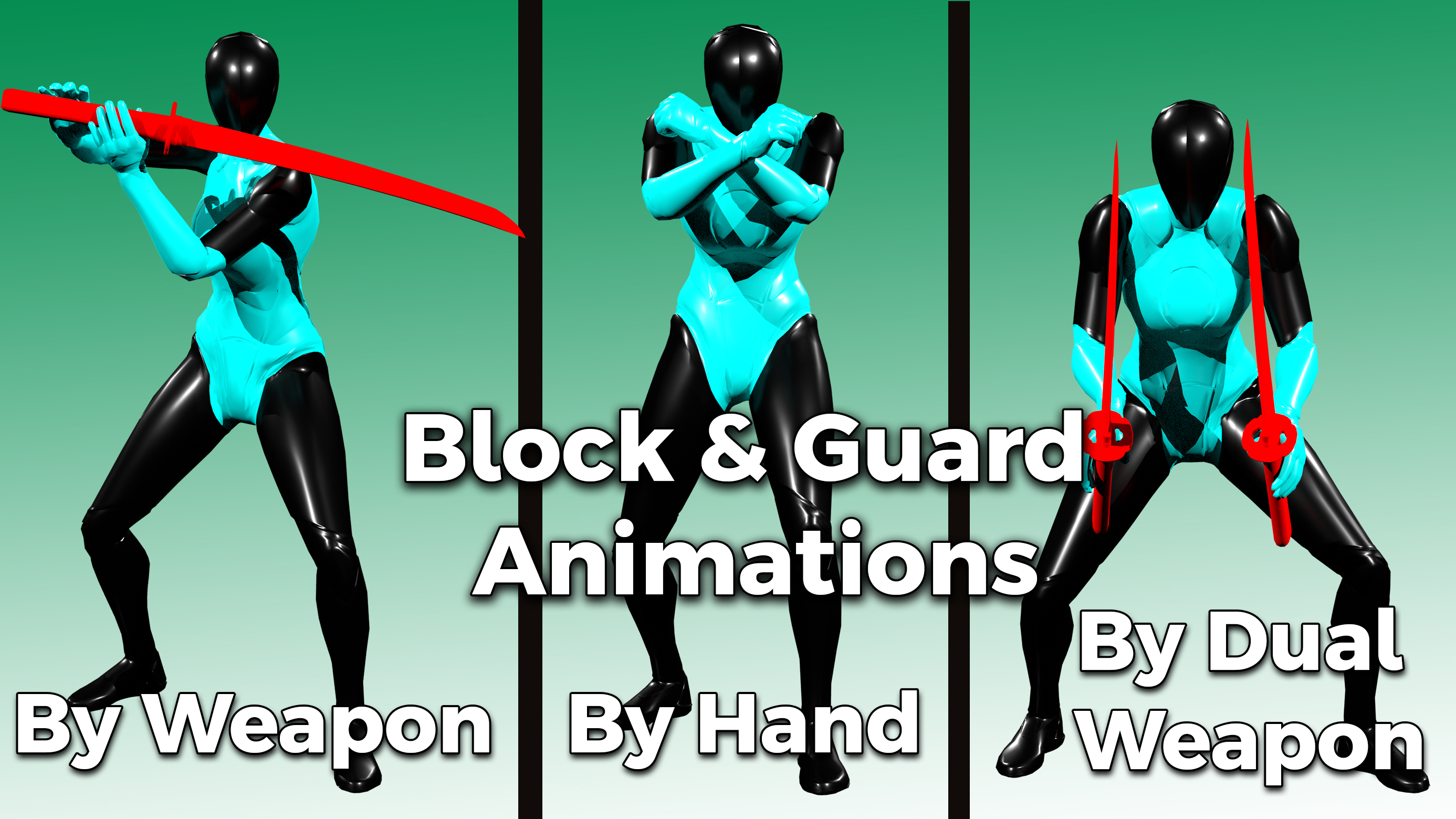 Block & Guard Animation Pack – Weapon, Hand & Dual | Fab