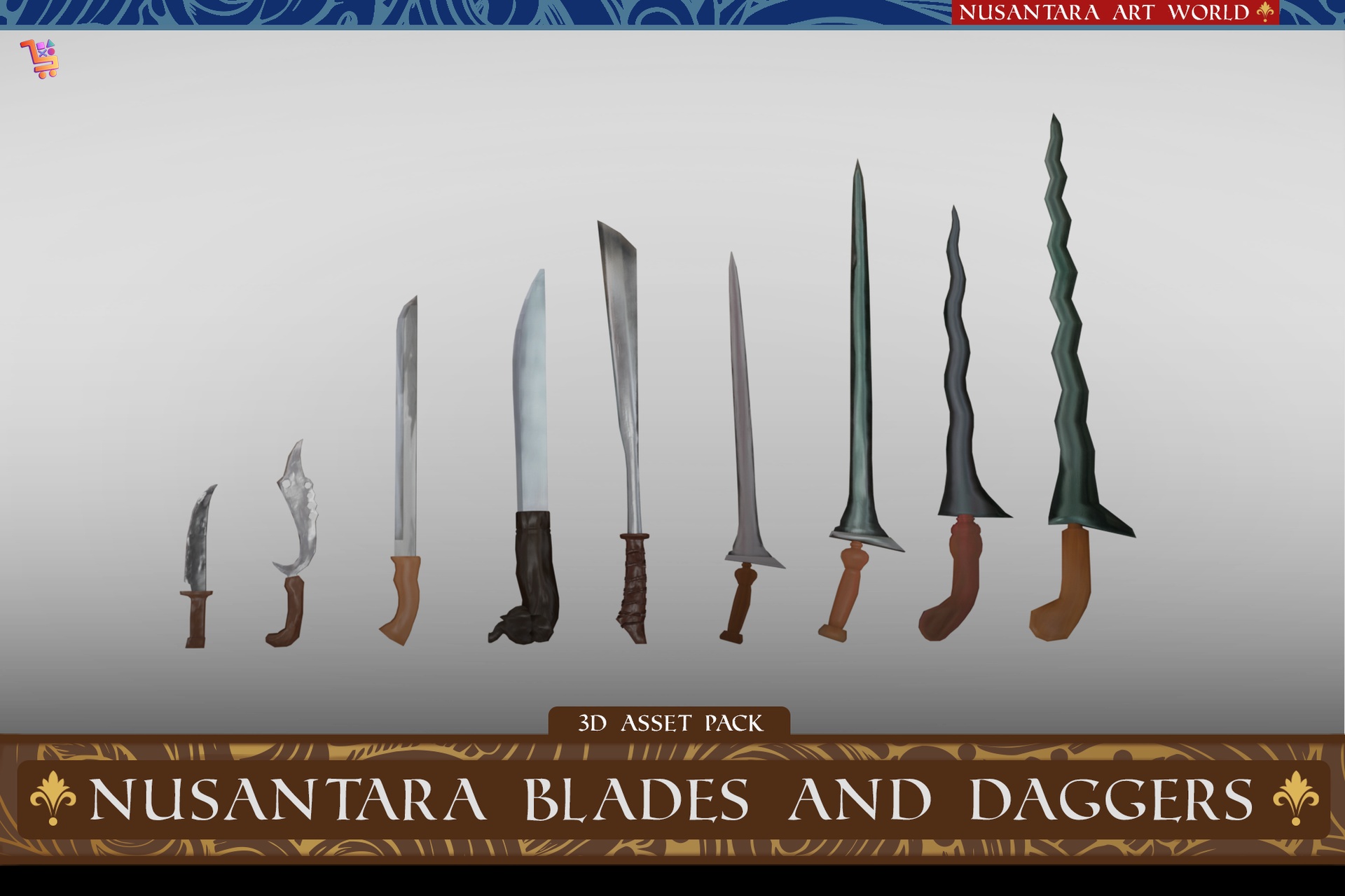 Media 1 for listing Nusantara Blade and Dagger (starter pack)