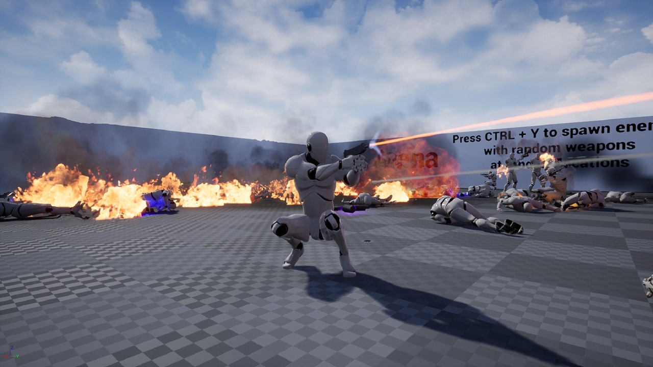 Third Person Weapon/Combat System V2 제품 등록을 위한 미디어 1개