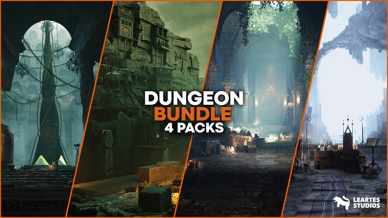 Media 1 for listing Dungeon Environment Bundle