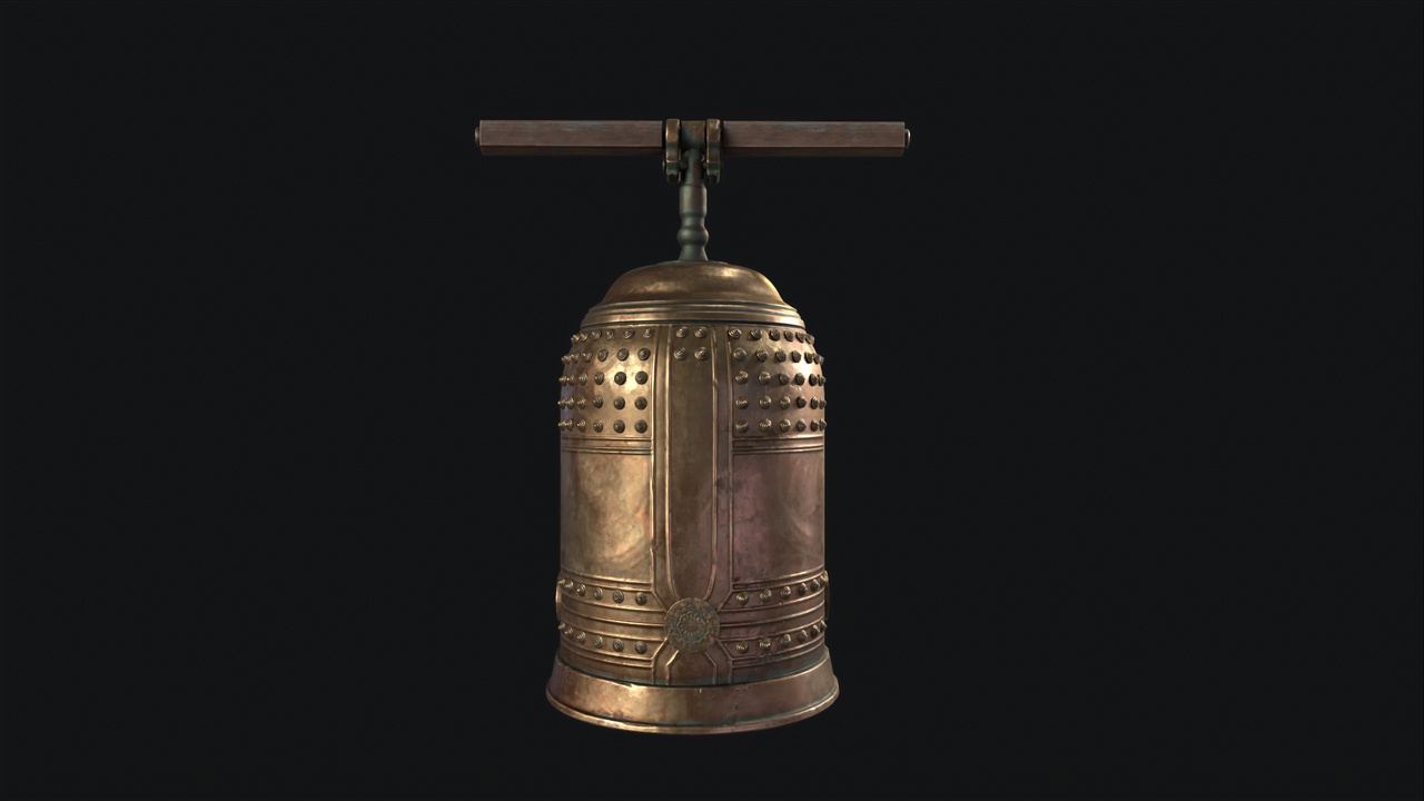 Media 1 for listing Game ready - Ancient Temple bell