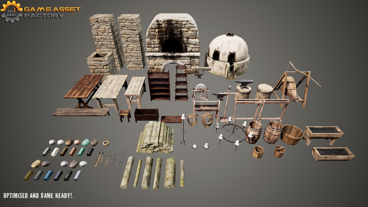 Media 1 for listing Medieval Props Vol 2 Forge