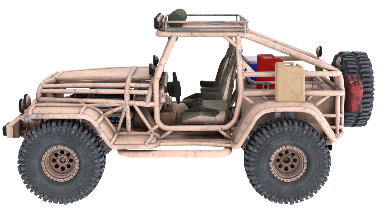 Media 1 for listing Off-Road Expedition Utility Vehicle (3D Model)