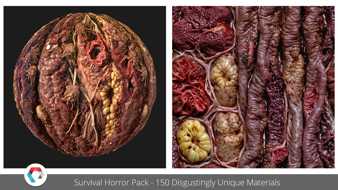 Media 1 for listing Survival Horror Pack - 150 Unique Materials - 4K Texture Map Pack for Game Devs