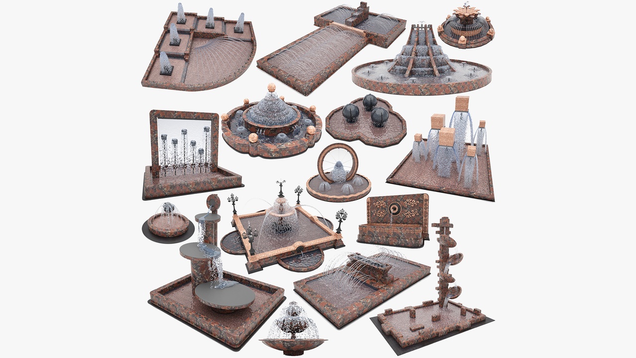 Media 1 for listing Fountain Collection 16 in 1