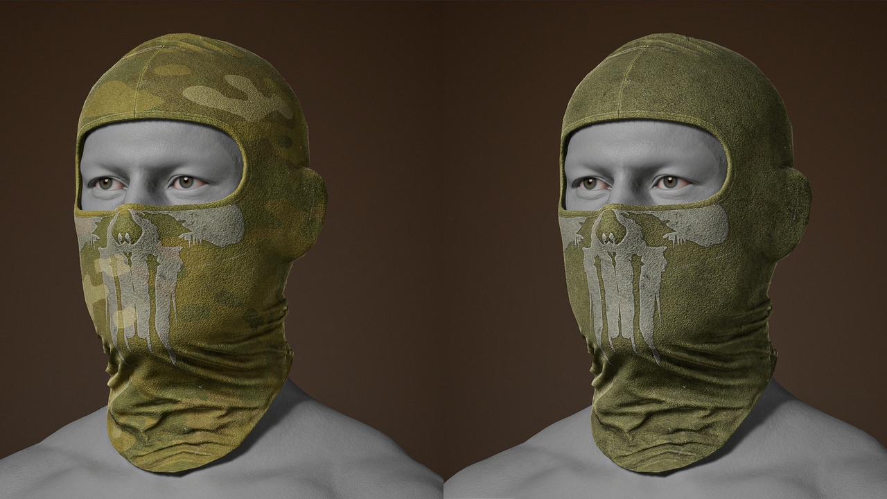 Media 1 for listing Soldier Military Balaclava - Outfit for MH Rigged
