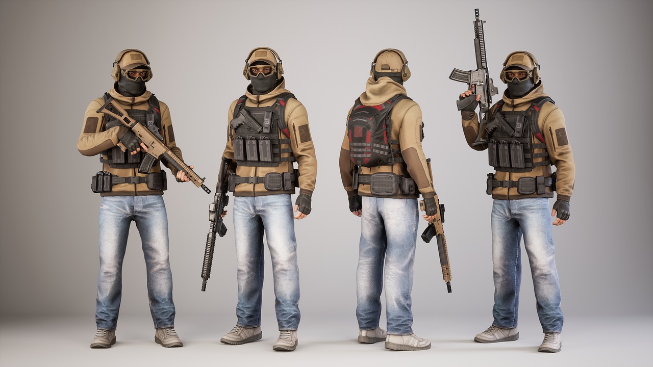 Media 1 for listing Casual Military Soldier 13