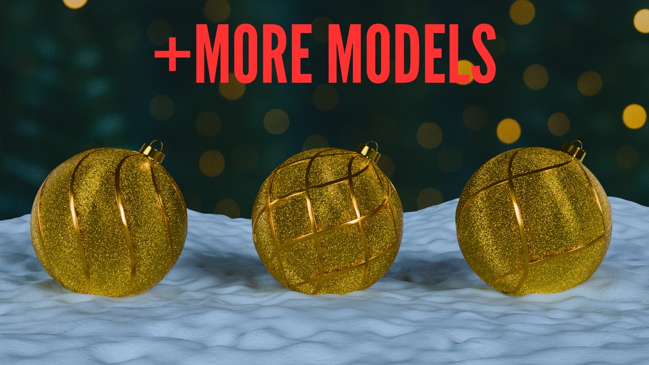 Media 1 for listing Christmas Ornaments Yellow BLEND