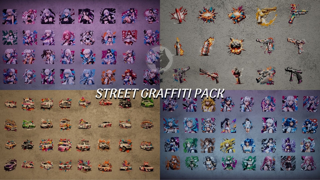 Media 1 for listing Street Graffiti Decals