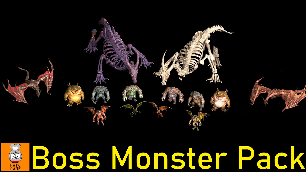 "Animated Pack" Boss Monster Pack 제품 등록을 위한 미디어 1개