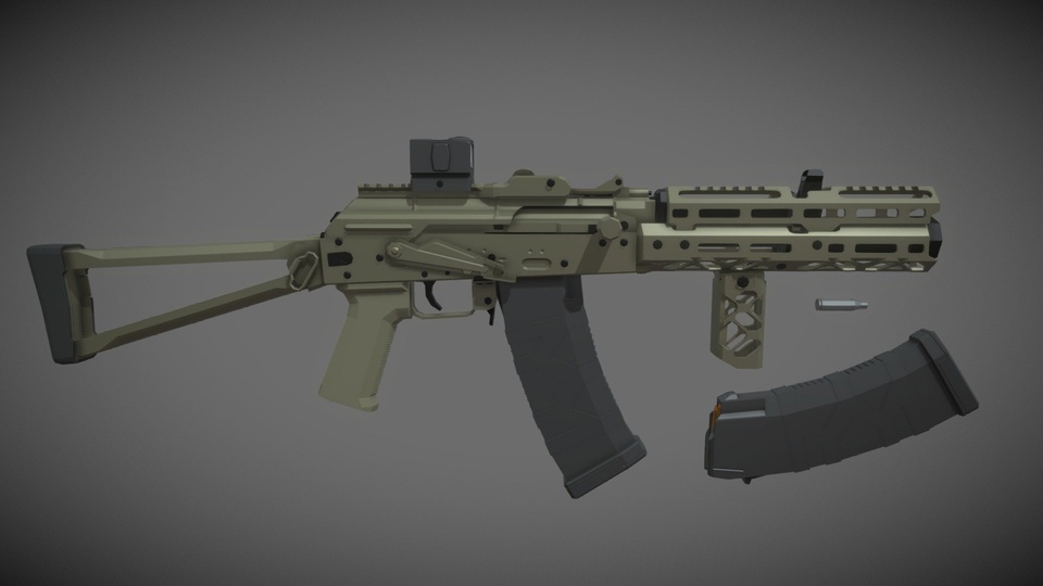1/6 Easy&Simple 特殊迅速対応ユニットソブラAK-74カスタム 29b10cdc-eced-40d4-83b1-
